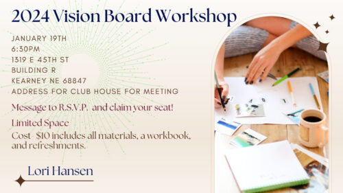 2024 Vision Board Workshop - Visit Kearney Nebraska