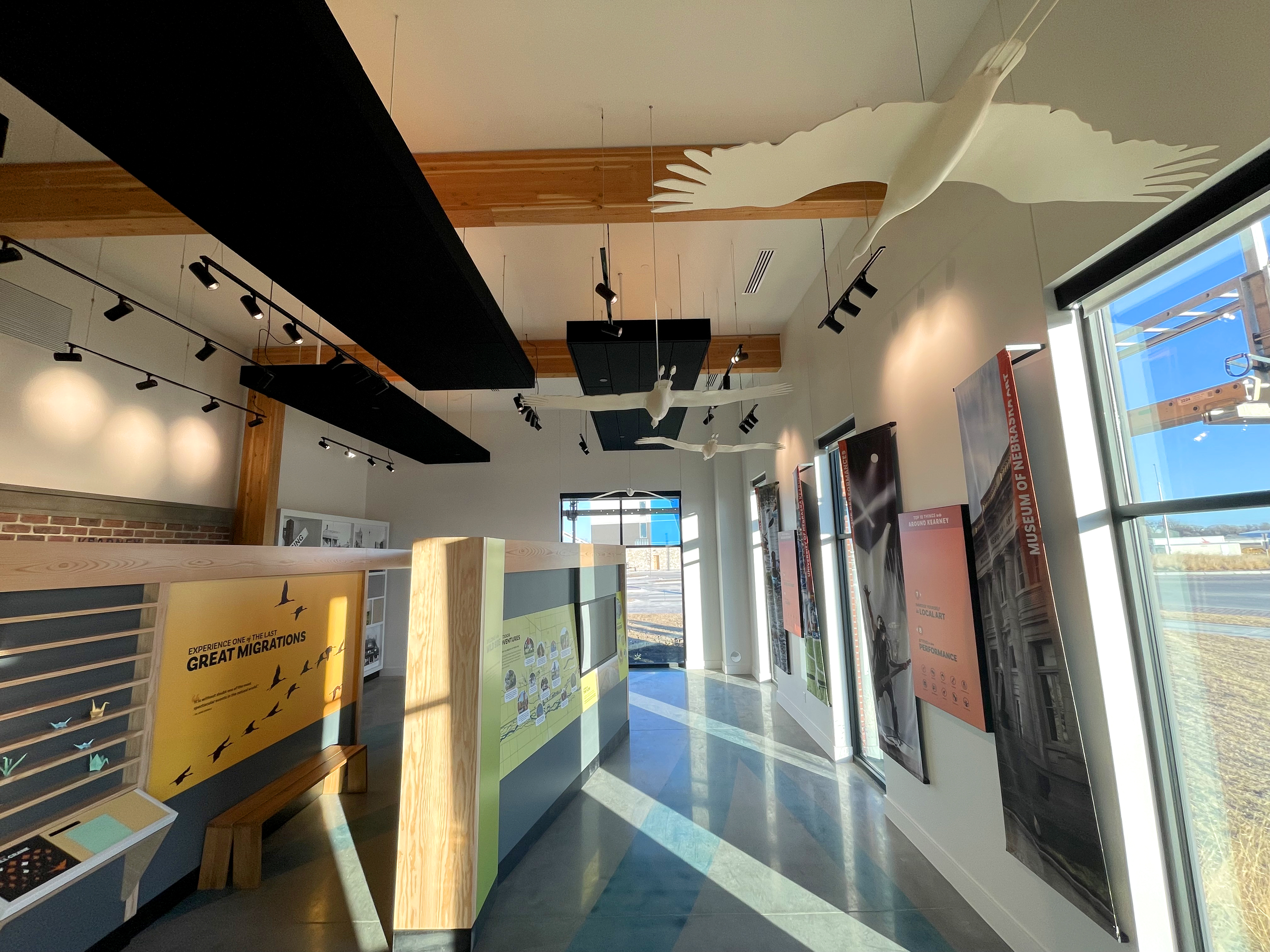 Lobby of Kearney Welcome Center 