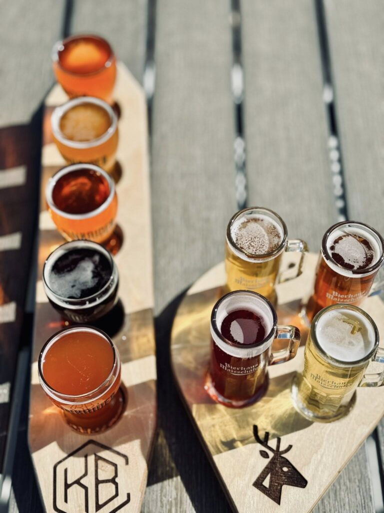 flight of beers 